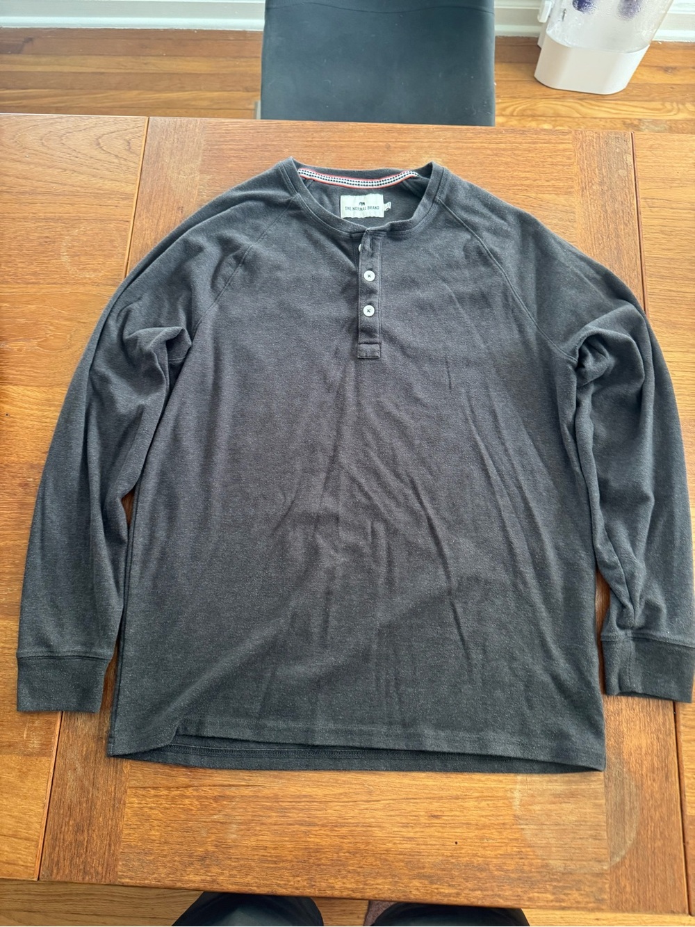 Normal Brand Henley - Dark Grey